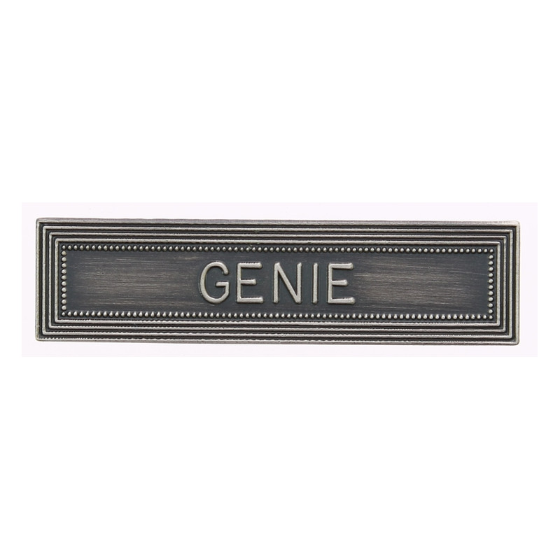Agrafe pour barrette Génie Vieil argent