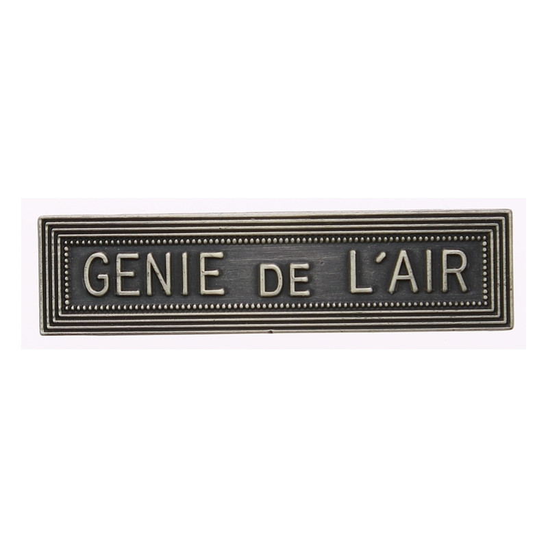 Agrafe pour barrette Génie de l'air Vieil argent