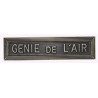 Agrafe pour barrette Génie de l'air Vieil argent