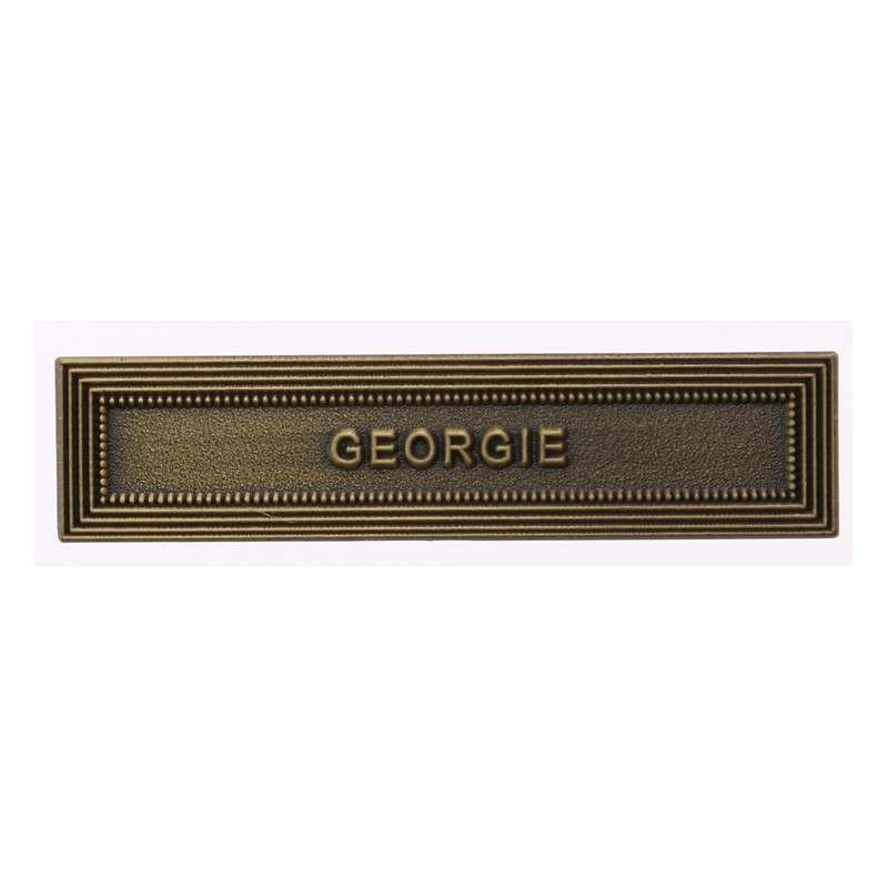 Agrafe pour barrette Géorgie Bronze