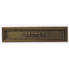 Agrafe pour barrette Géorgie Bronze