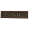 Agrafe pour barrette Guinée Bronze
