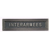 Agrafe pour barrette Interarmées Vieil argent