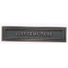 Agrafe pour barrette Justice militaire Vieil argent
