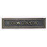Agrafe pour barrette Légion étrangère Vieil argent