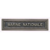 Agrafe pour barrette Marine nationale Vieil argent