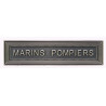 Agrafe pour barrette Marins pompiers Vieil argent