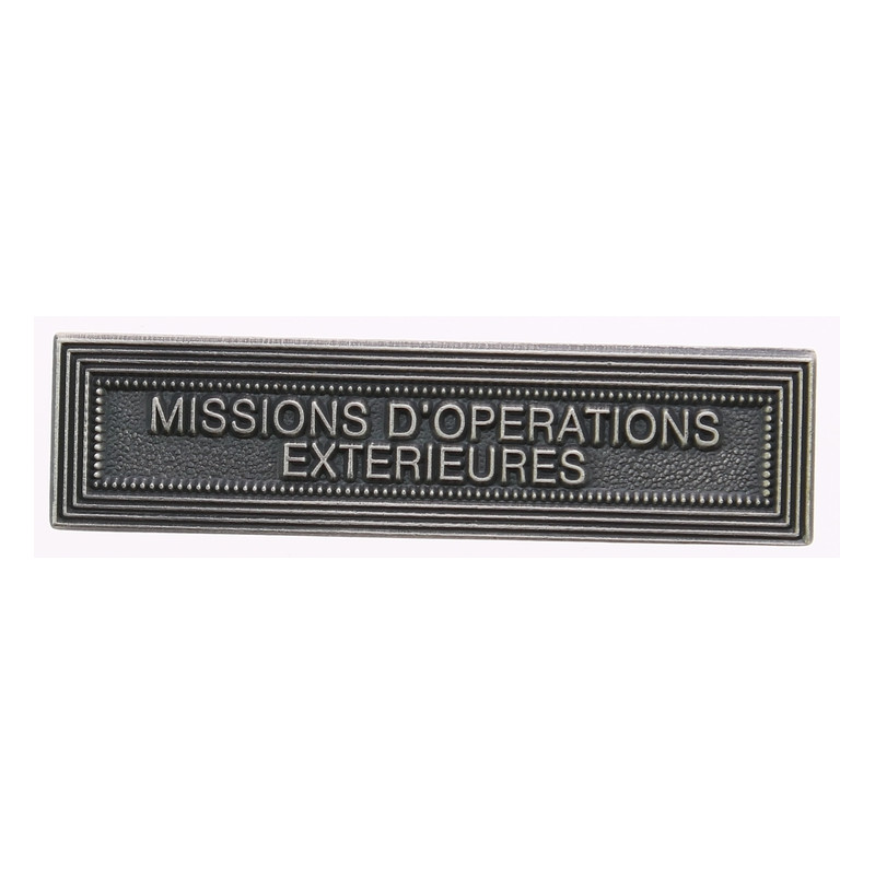 Agrafe pour barrette Missions d'opérations extérieures