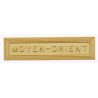 Agrafe pour barrette Moyen-Orient Or