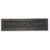 Agrafe pour barrette Mururoa-Hao Vieil argent