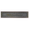 Agrafe pour barrette Police nationale Vieil argent