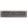 Agrafe pour barrette Sapeurs-pompiers Vieil argent
