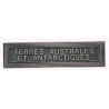 Agrafe pour barrette Terres australes et antarctiques Vieil argent