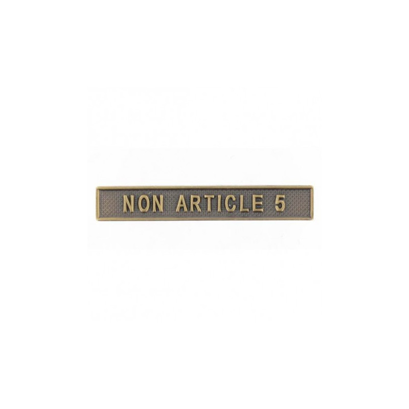 Agrafe pour barrette Non article 5 Bronze
