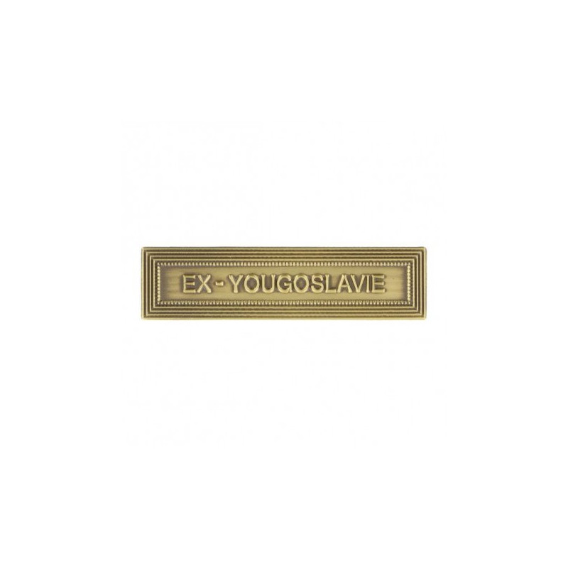 Agrafe pour barrette Ex-Yougoslavie Bronze
