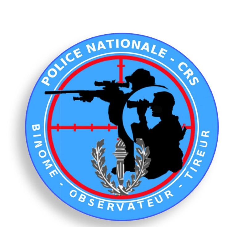 Insigne brodé Binôme observateur tireur (BOT)