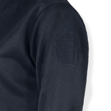 Polo manches longues bleu marine (Femme)