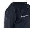 Polo manches longues bleu marine (Femme)