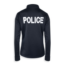 Polo manches longues bleu marine (Femme)