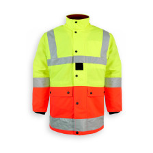Parka jaune rouge HV