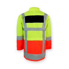 Parka jaune rouge HV