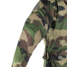 Parka capuche bariolée