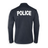 Polo Police manches longues bleu marine (Homme)