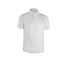 Polo blanc manches courtes