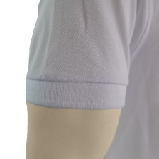 Polo blanc manches courtes