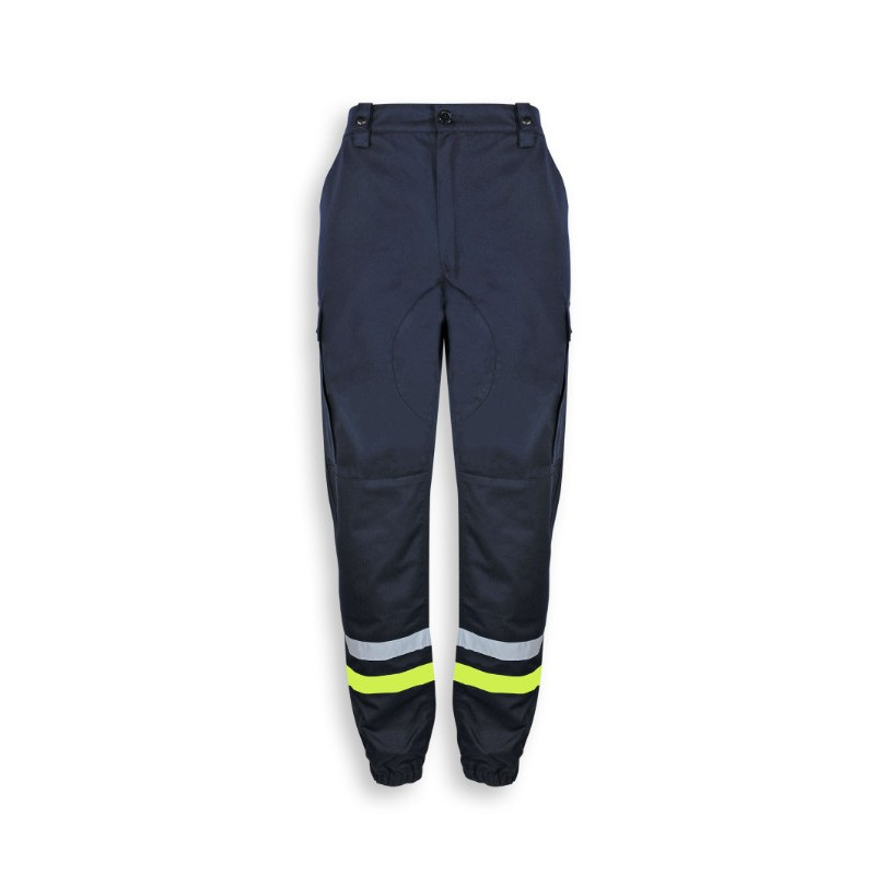 Pantalon VTT autoroutier à bandes réfléchissantes