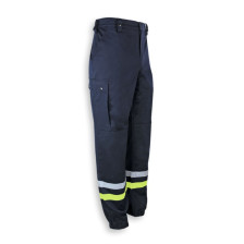 Pantalon VTT autoroutier à bandes réfléchissantes