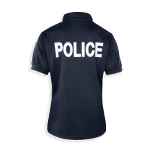 Polo manches courtes bleu marine (Femme)