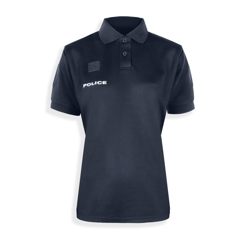 Polo manches courtes bleu marine (Femme)