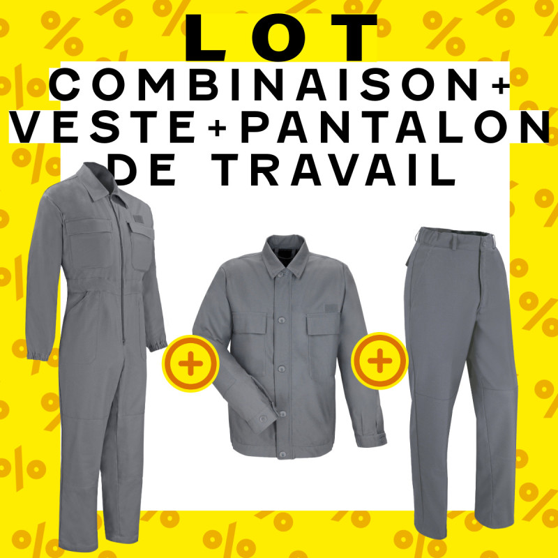 Tenue de travail (blouson, pantalon et combinaison)
