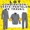 Tenue de travail (blouson, pantalon et combinaison)