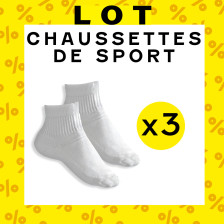 Lot de 3 chaussettes de sport
