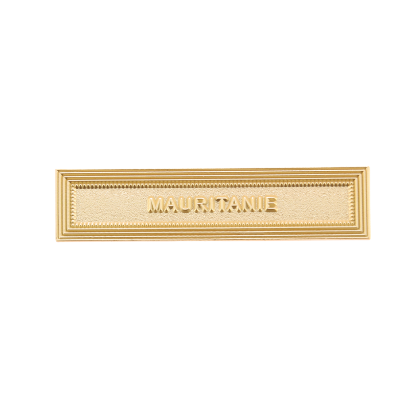 Agrafe pour médaille Mauritanie Vermeil