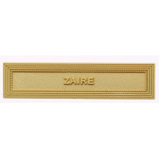 Agrafe pour médaille Zaire...