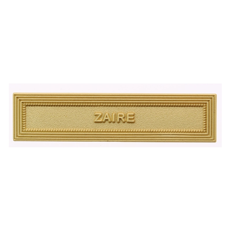 Agrafe pour médaille Zaire Vermeil