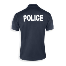 Polo manches courtes bleu marine (Homme)