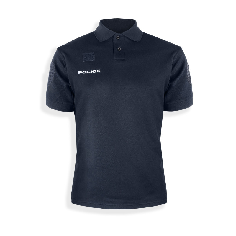 Polo manches courtes bleu marine (Homme)