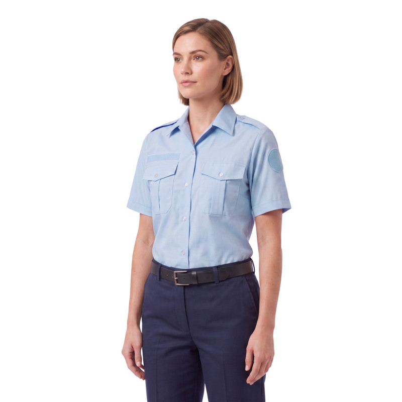 Chemisette bleue (Femme)