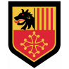 Écusson brodé - Région de Gendarmerie du Languedoc-Roussillon (pour collectionneur)