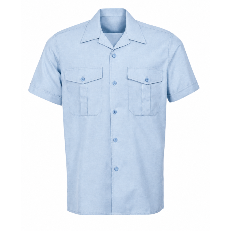 Chemisette plastron bleu (Homme)